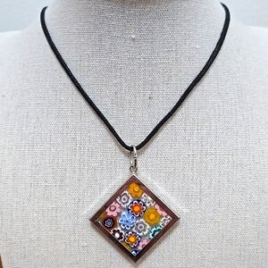 Millefiore Glass Necklace